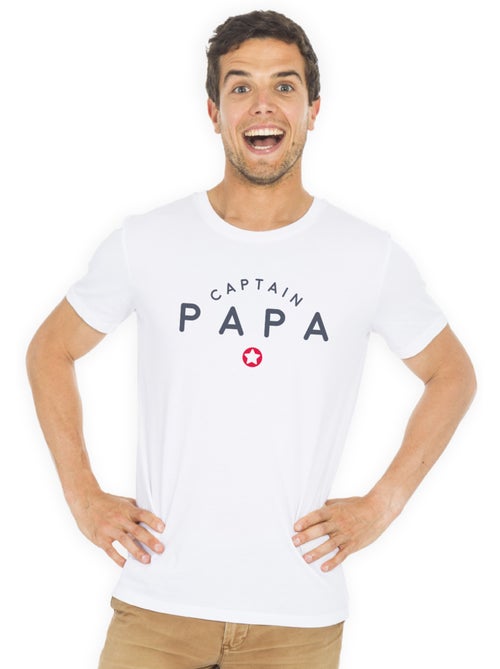 T-shirt Homme - CAPTAIN PAPA - Kiabi