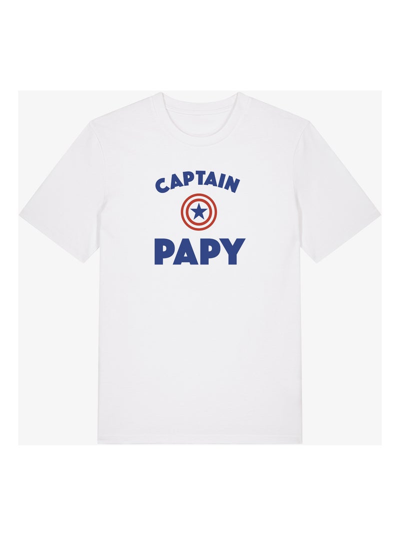 T-shirt Homme - CAPTAIN PAPY Blanc - Kiabi