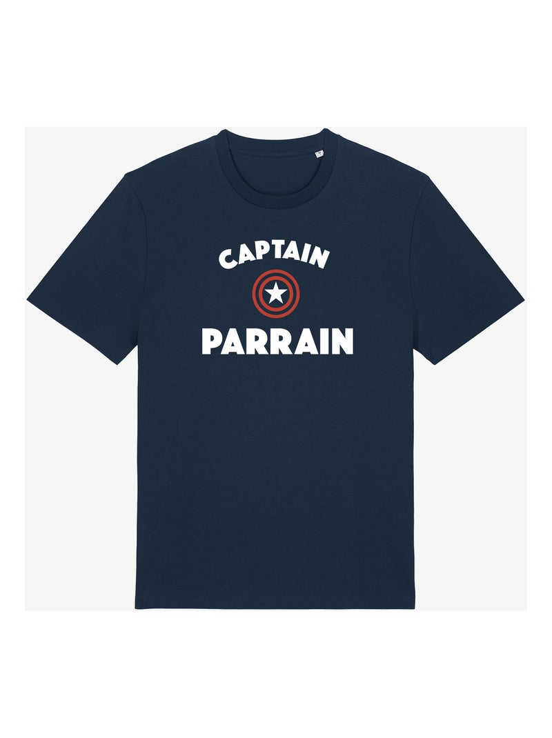 T-shirt Homme - CAPTAIN PARRAIN Bleu marine - Kiabi