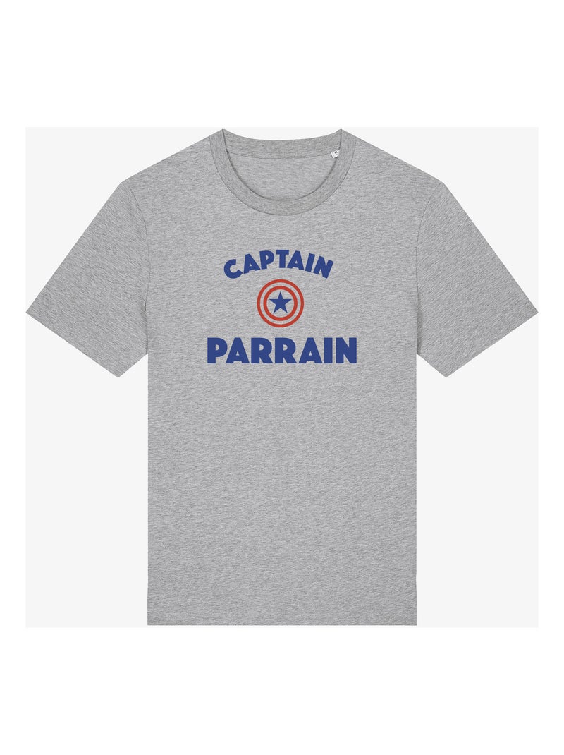 T-shirt Homme - CAPTAIN PARRAIN Gris chiné - Kiabi