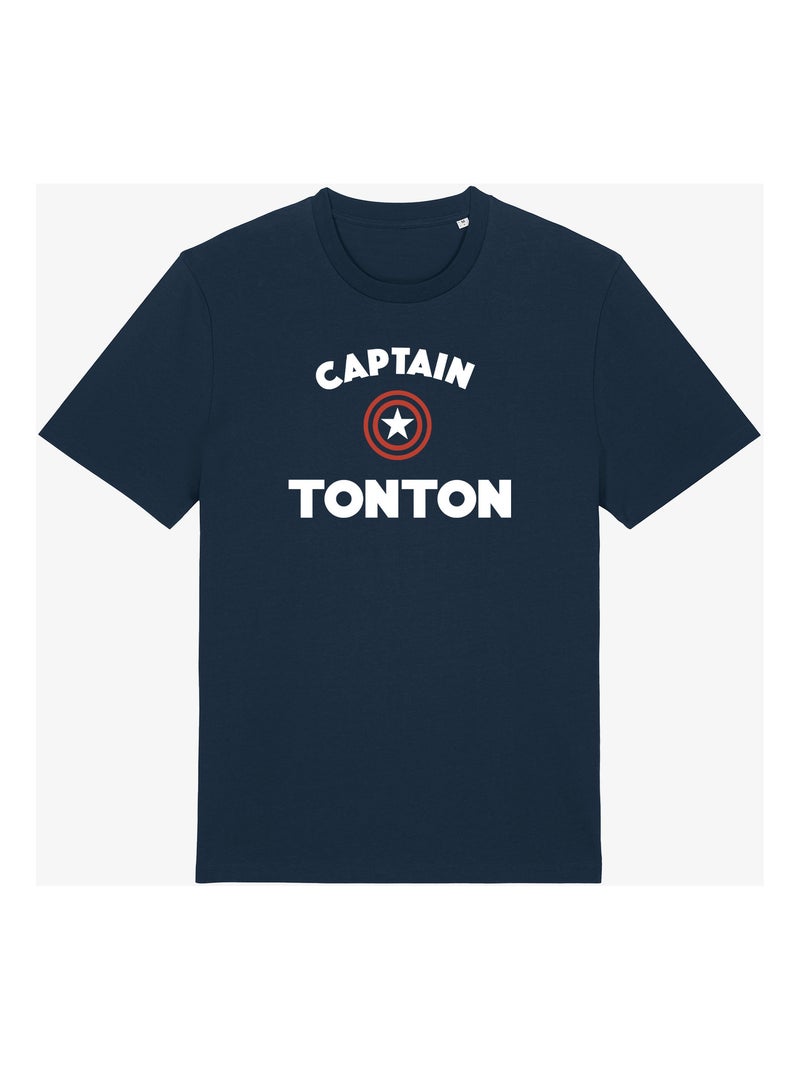 T-shirt Homme - CAPTAIN TONTON Bleu marine - Kiabi