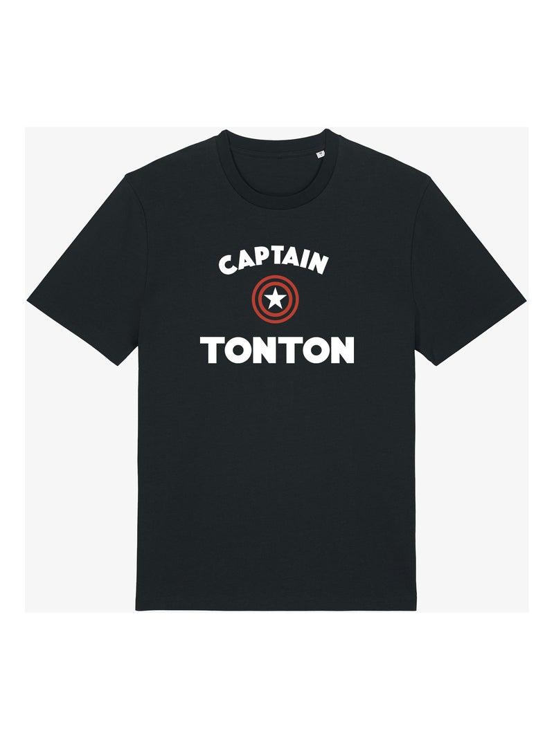 T-shirt Homme - CAPTAIN TONTON Noir - Kiabi
