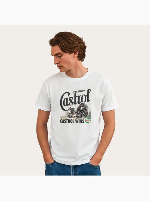 T-shirt Homme - CASTROL WINS - Kiabi