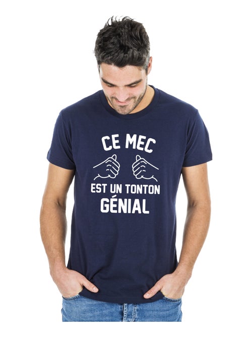 T-shirt Homme - CE MEC EST UN TONTON GÉNIAL - Kiabi