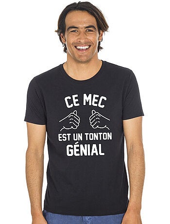 T-shirt Homme - CE MEC EST UN TONTON GÉNIAL