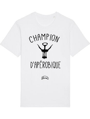 T-shirt Homme - CHAMPION D'APÉROBIQUE