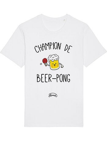 T-shirt Homme - CHAMPION DE BEER-PONG