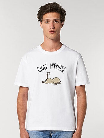 T-shirt Homme - CHAT M'EPUISE