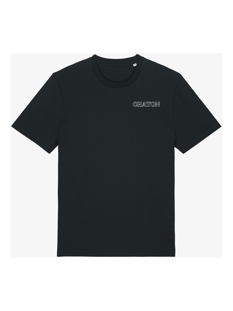 T-shirt Homme - CHATON CŒUR Noir - Kiabi