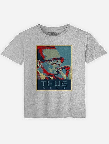T-shirt homme - chirac thug life