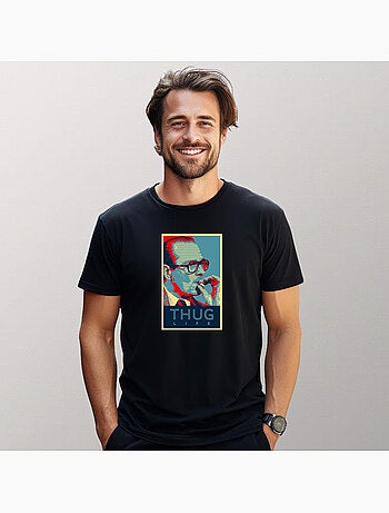 T-shirt Homme - CHIRAC THUG LIFE
