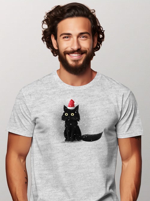 T-shirt Homme - CHRISTMAS CAT - Kiabi