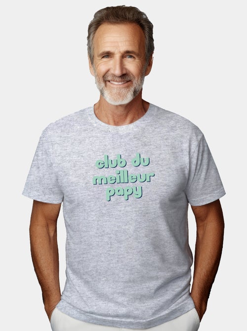 T-shirt Homme - CLUB DES MEILLEURS PAPYS - Kiabi