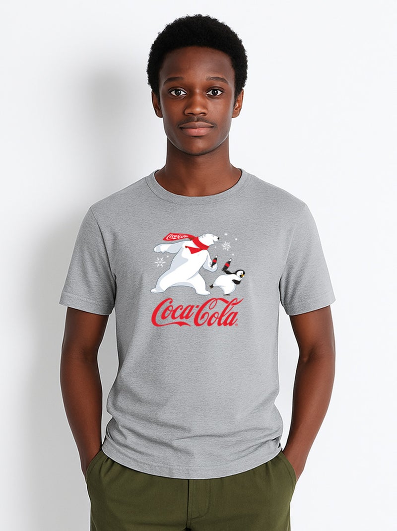 T-shirt Homme - COCA COLA 2 Gris chiné - Kiabi