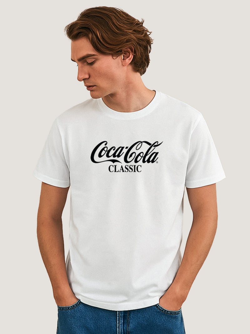 T-shirt Homme - COCA COLA CLASSIC Blanc - Kiabi