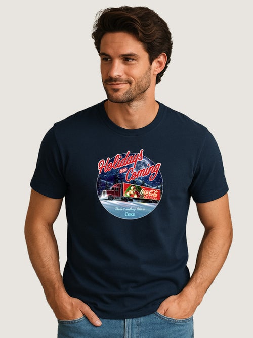 T-shirt Homme - COCA COLA HOLIDAYS COMING - Kiabi