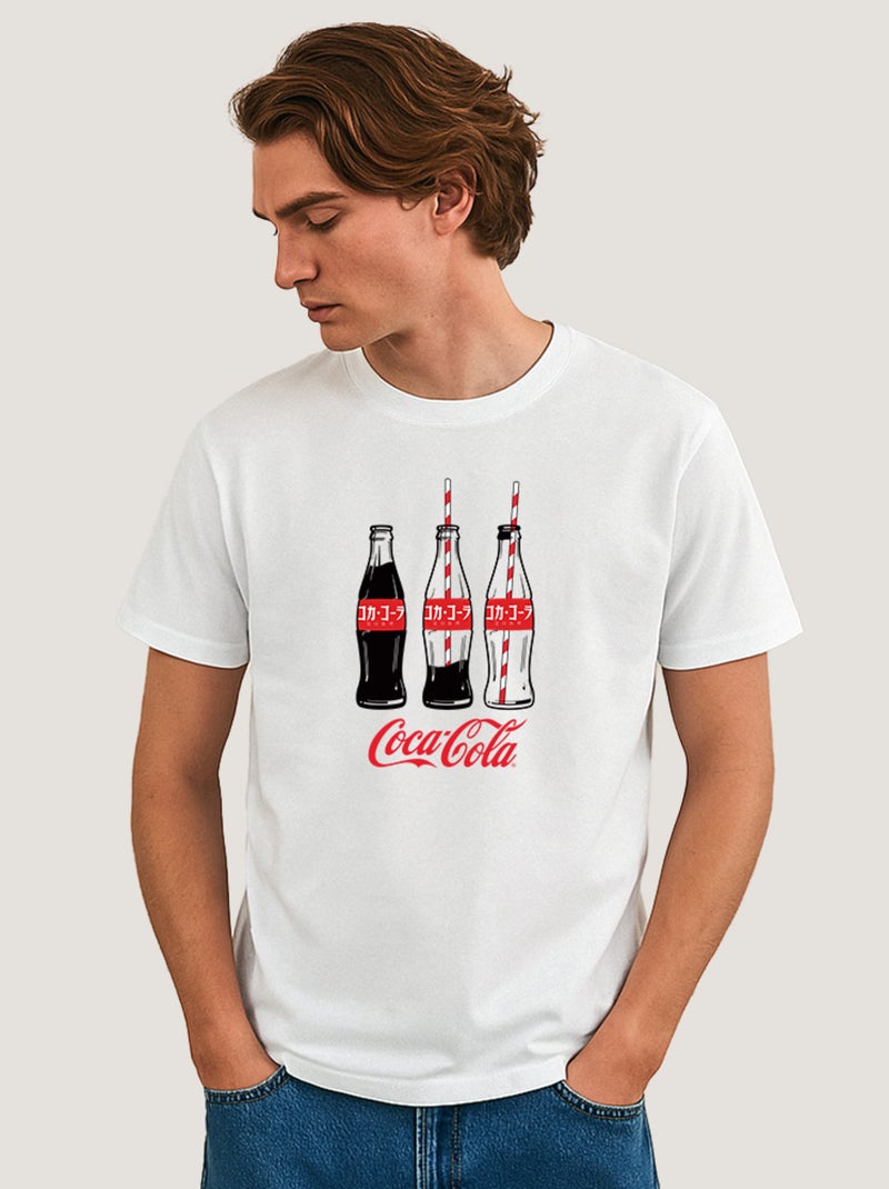 T-shirt Homme - COCA JAP Blanc - Kiabi