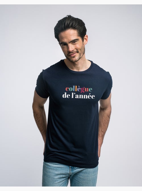 T-shirt Homme - COLLÈGUE DE L'ANNÉE COLORÉ - Kiabi