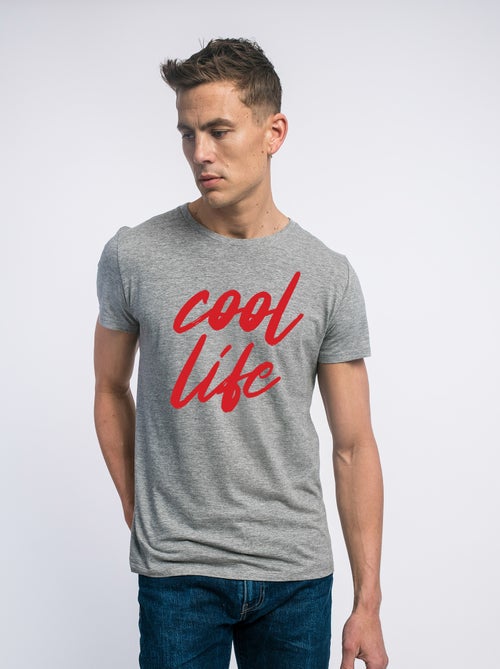 T-shirt Homme - COOL LIFE WAF - Kiabi