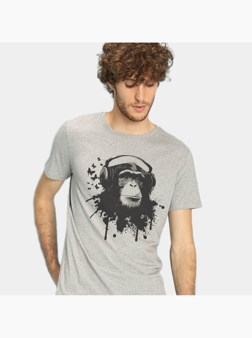 T-shirt Homme - CREATIVE MONKEY - Kiabi
