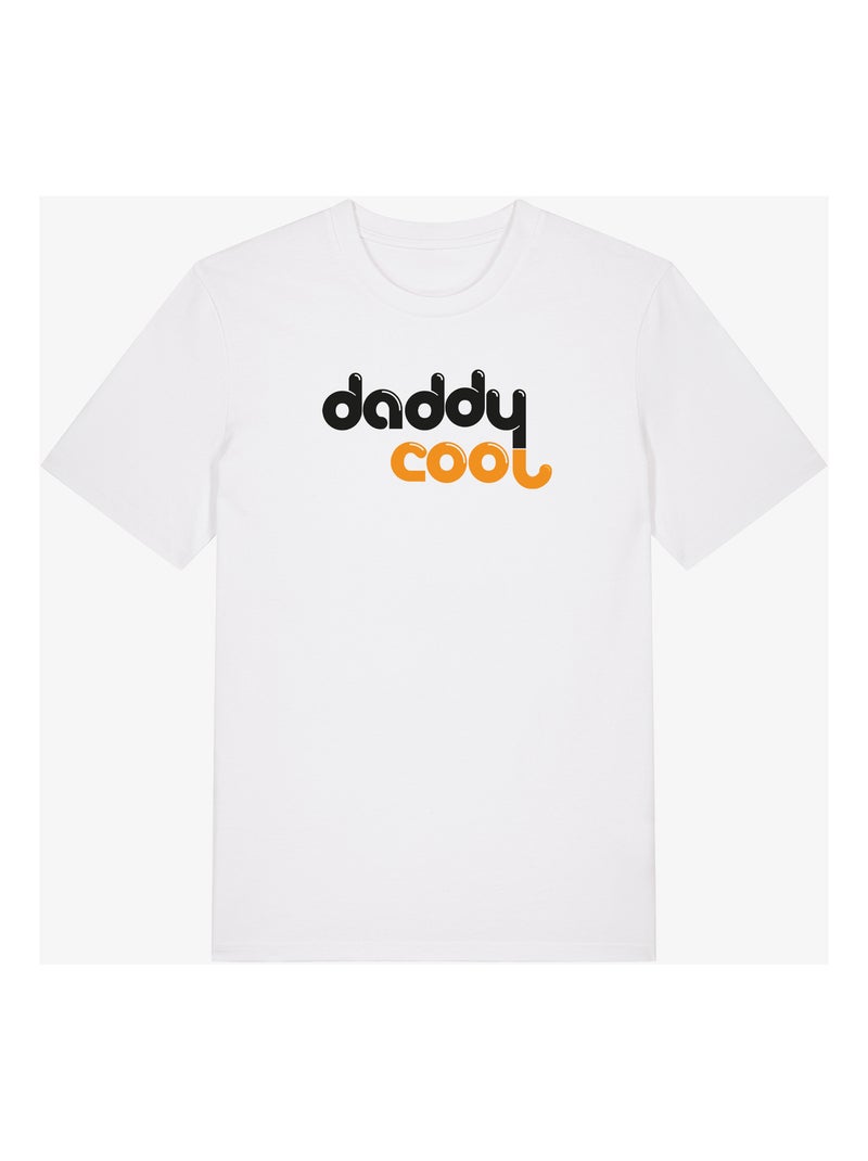 T-shirt Homme - DADDY COOL Blanc - Kiabi