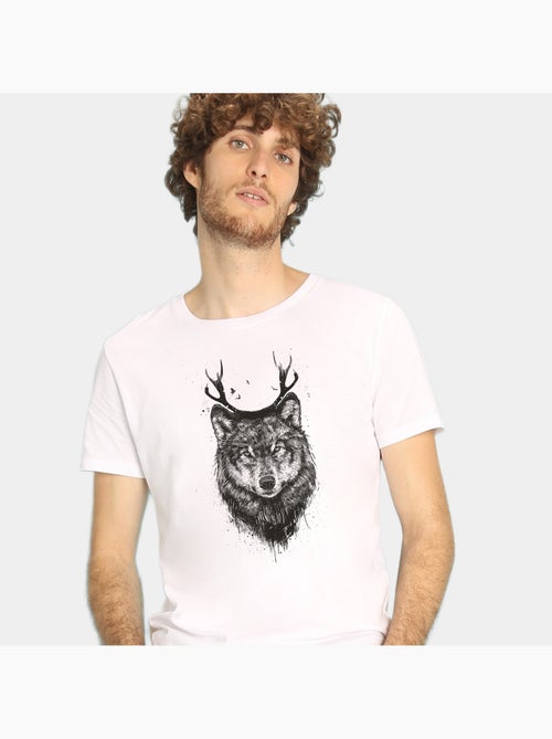 T-shirt Homme - DEER WOLF - Kiabi