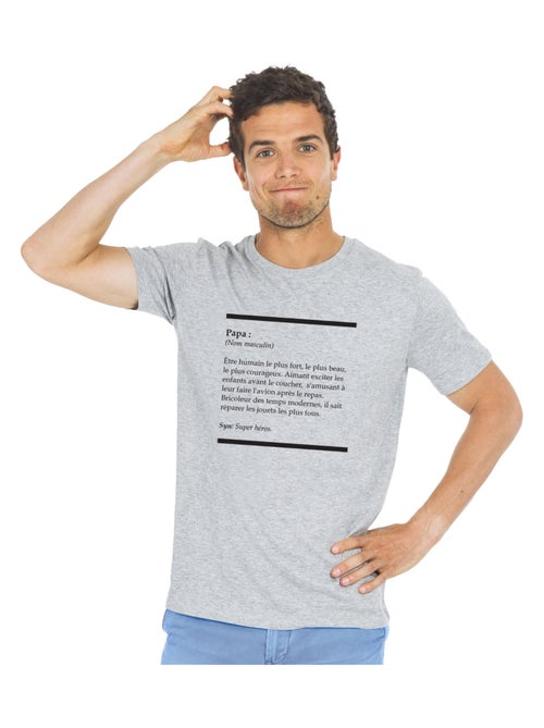 T-shirt Homme - DÉFINITION PAPA - Kiabi