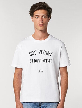 T-shirt Homme - DIEU VIVANT EN TOUTE MODESTIE