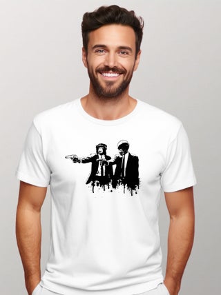 T-shirt Homme - DIVINE MONKEY INTERVENTION