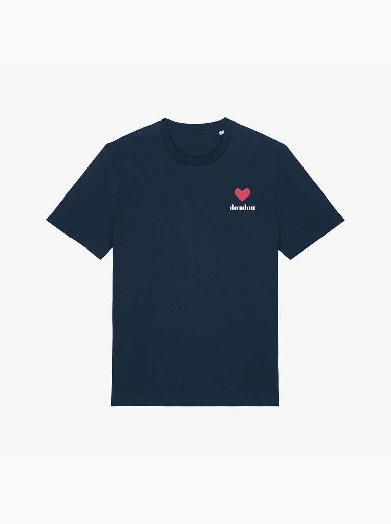 T-shirt Homme - DOUDOU CŒUR Bleu marine - Kiabi