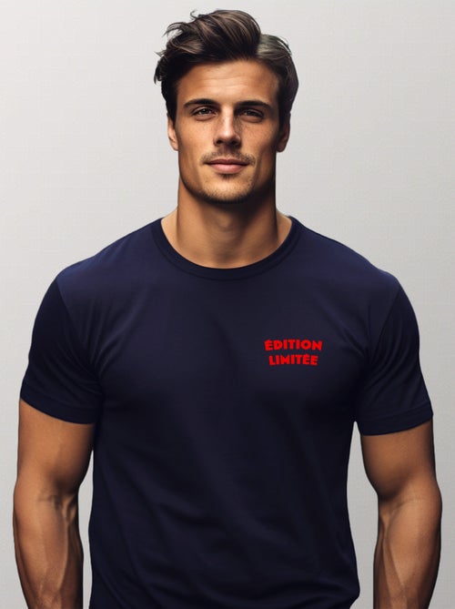 T-shirt Homme - EDITION LIMITÉE CŒUR - Kiabi