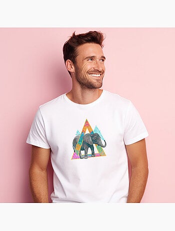 T-shirt homme - elephant
