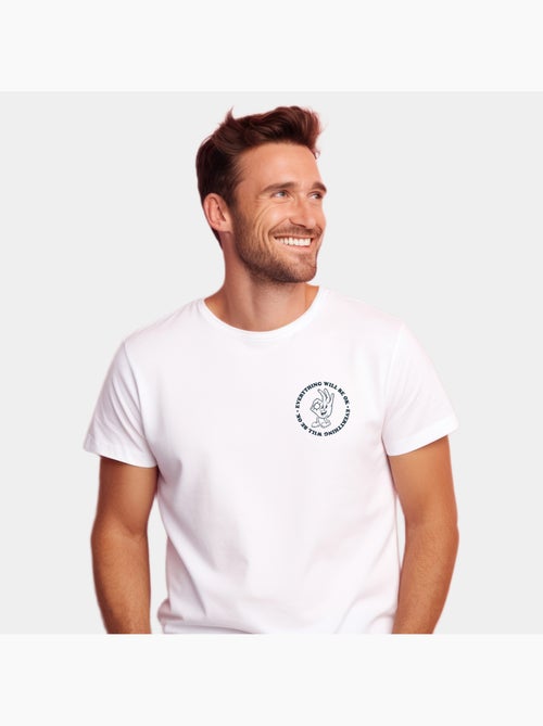 T-shirt Homme - EVERYTHING WILL BE OK - Kiabi