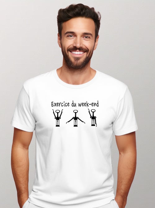 T-shirt Homme - EXERCICE DU WEEK-END - Kiabi