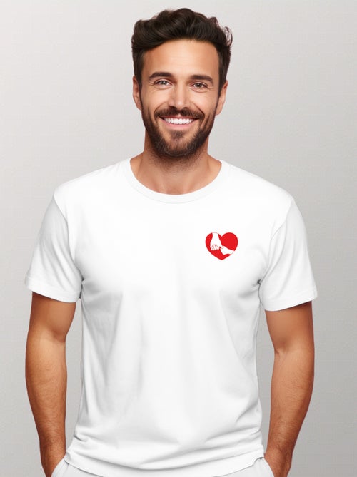 T-shirt Homme - FAMILLE CŒUR - Kiabi