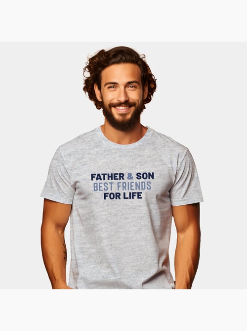 T-shirt Homme - FATHER AND SON BEST FRIENDS FOR LIFE - Kiabi