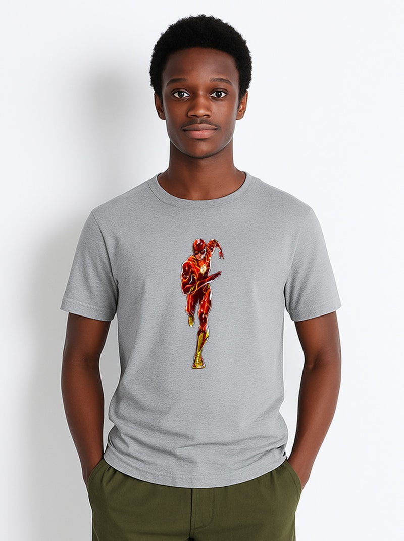 T-shirt Homme - FLASH 1 Gris chiné - Kiabi