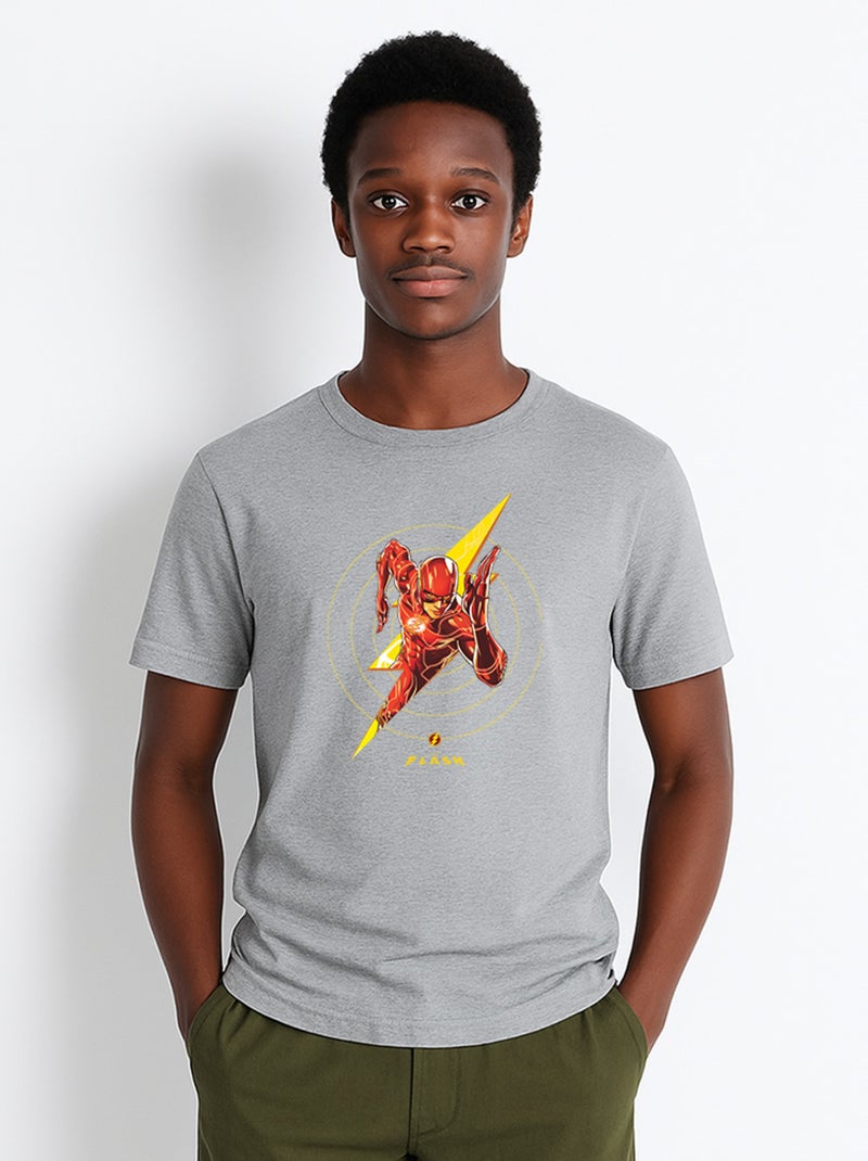 T-shirt Homme - FLASH 2 Gris chiné - Kiabi