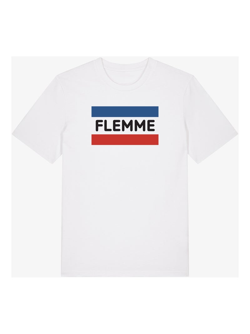 T-shirt Homme - FLEMME Blanc - Kiabi