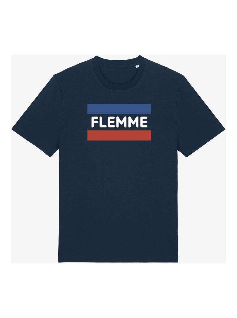 T-shirt Homme - FLEMME Bleu marine - Kiabi