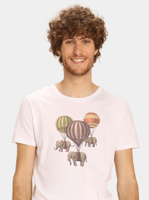 T-shirt Homme - FLIGHT OF ELEPHANTS - Kiabi