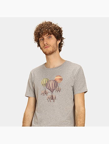T-shirt homme - flight of elephants