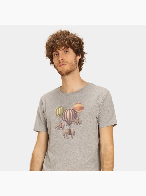 T-shirt Homme - FLIGHT OF ELEPHANTS - Kiabi