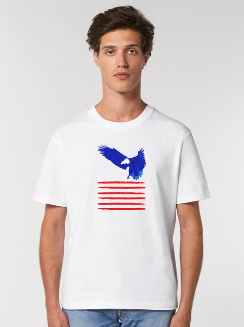 T-shirt Homme - FLYING THE FLAG - Kiabi