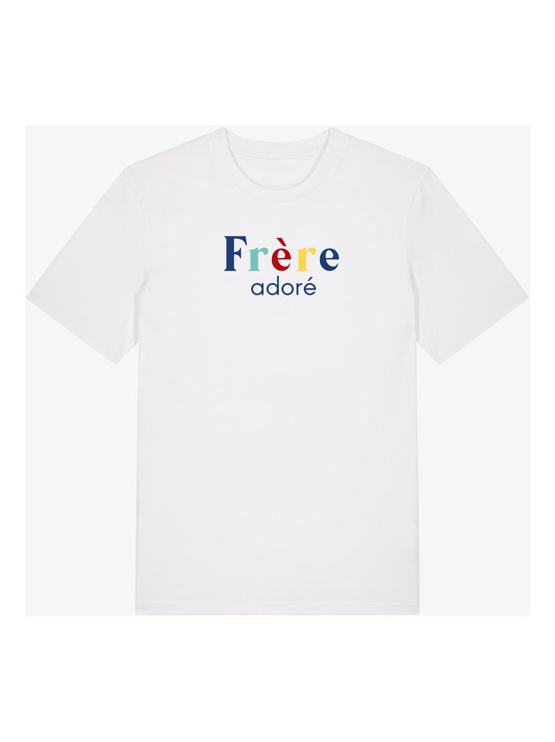 T-shirt Homme - FRÈRE ADORÉ Blanc - Kiabi