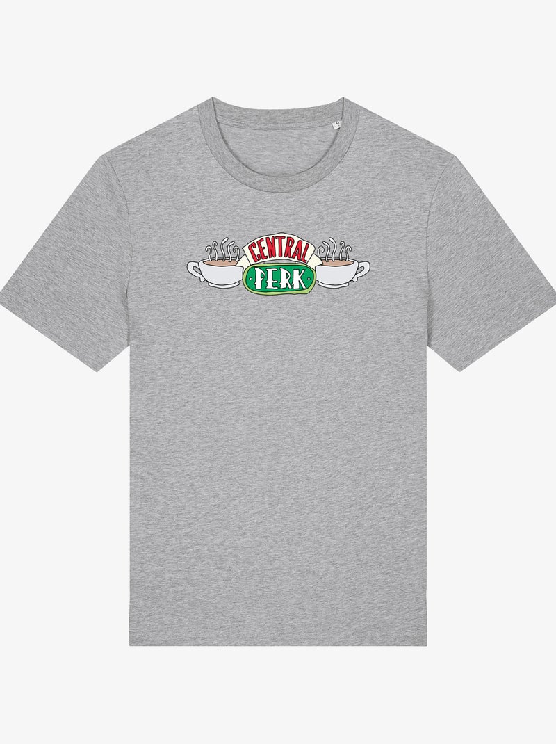 T-shirt Homme - FRIENDS CENTRAL PERK Gris chiné - Kiabi