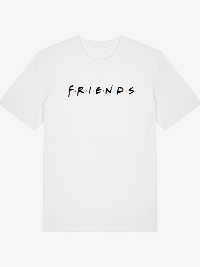 T-shirt Homme - FRIENDS LOGO BLACK Blanc - Kiabi