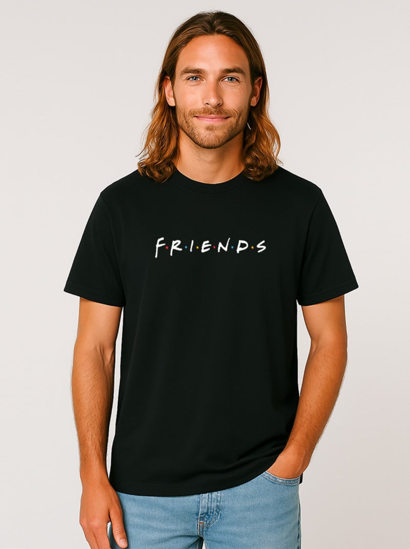 T-shirt Homme - FRIENDS LOGO Noir - Kiabi
