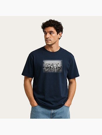 T-shirt Homme - FRIENDS OFFICIAL LUNCH ATOP A SKYSCRAPER