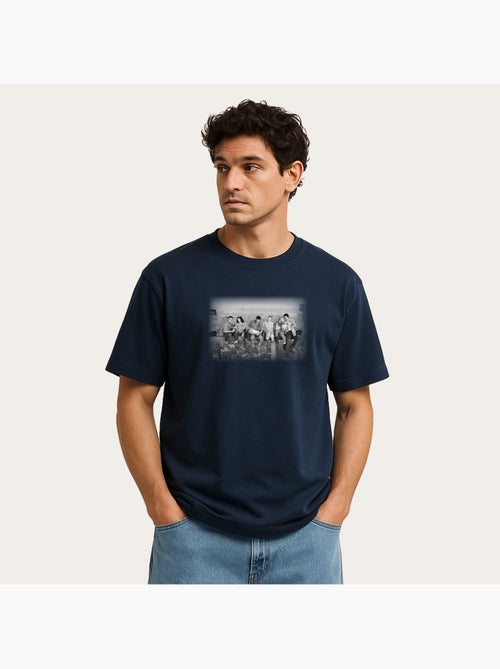 T-shirt Homme - FRIENDS OFFICIAL LUNCH ATOP A SKYSCRAPER - Kiabi